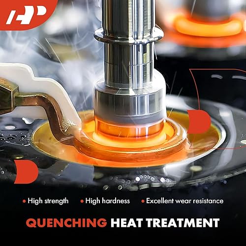 Miniatura 5 de A-Premium Cojinete de rueda trasera y conjunto de cubo con 5 lengüetas compatible con Mazda 3 2004-2013, 3 Sport 2009-2013, 5 2006-2010/2012-2017