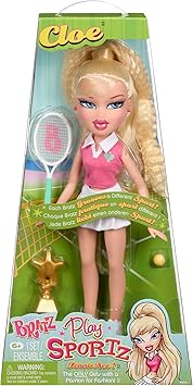 Bratz Play Sportz Cloe Fashion Doll with Accessories, Tennis