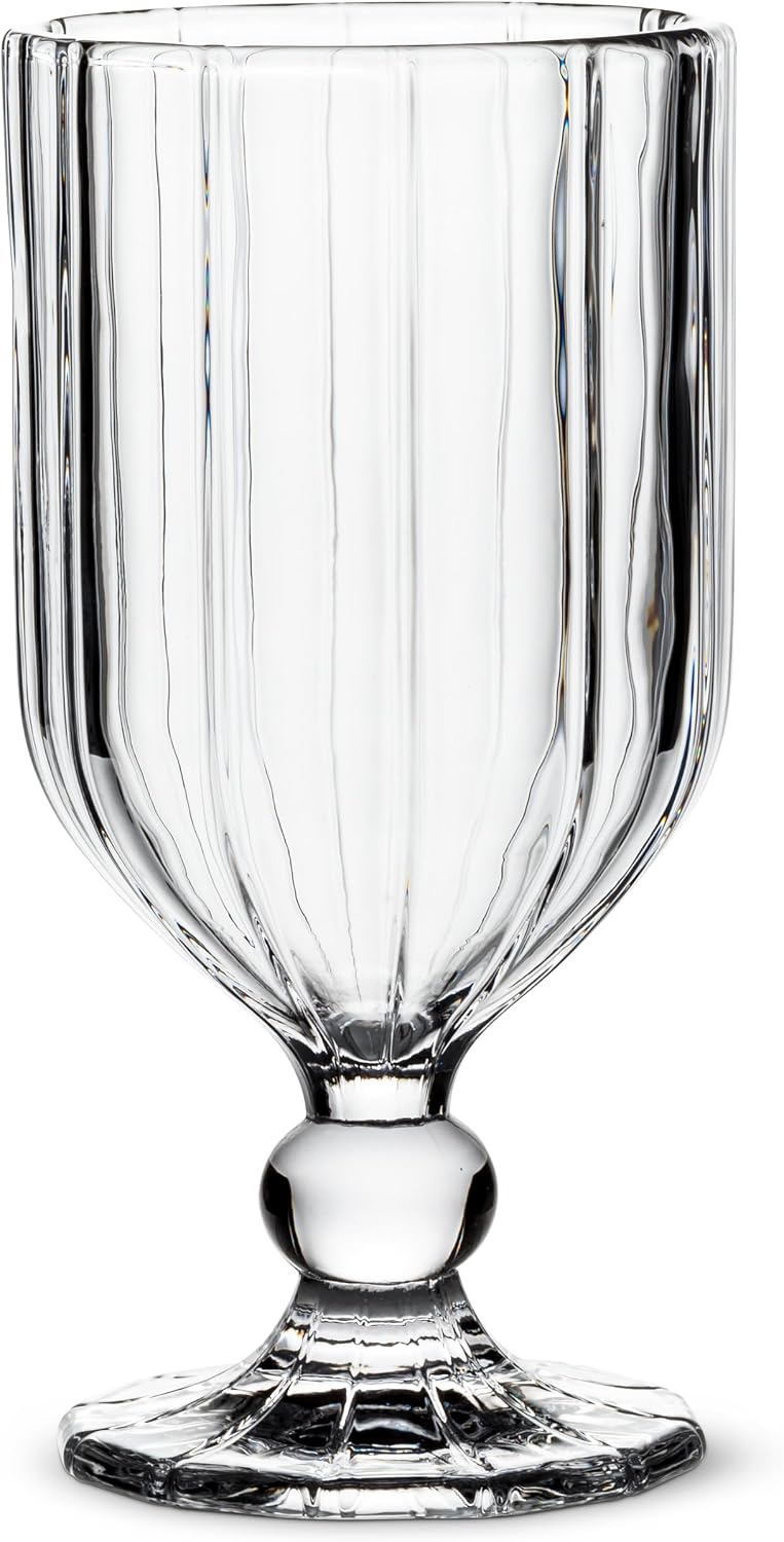 Abbott Collection Panel Goblet - Clear