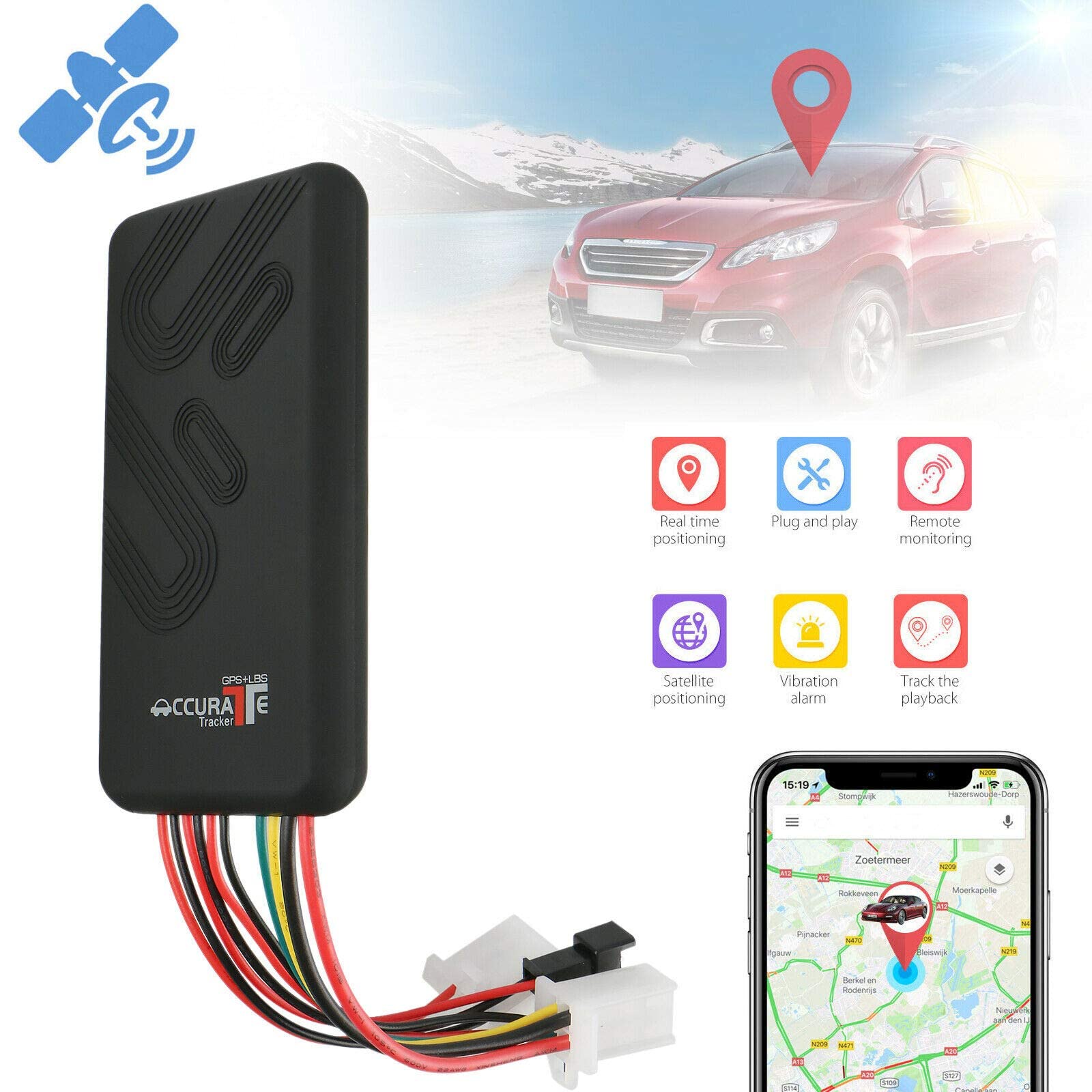 Amazon.com: Hot Car Vehicle Motorcycle Bike Real Time GPS Tracker