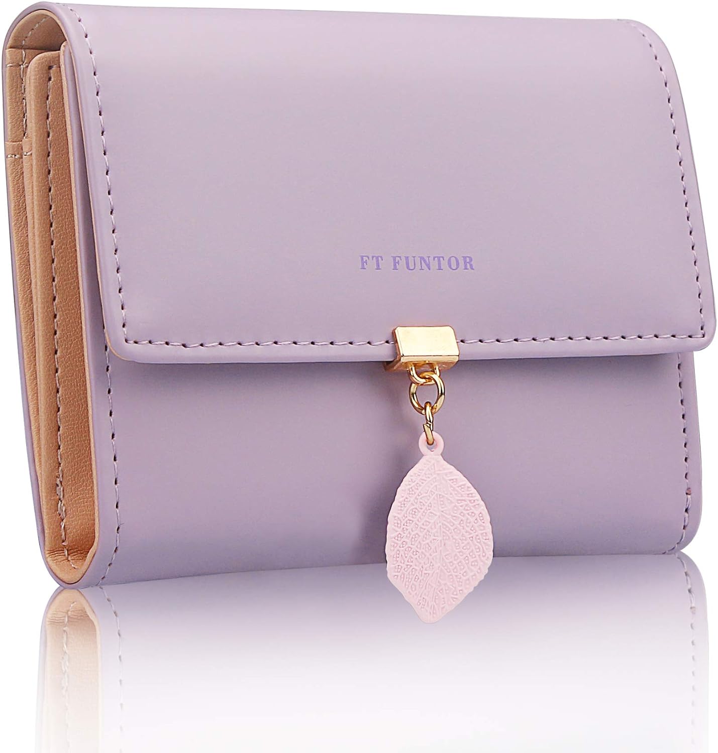 FT FUNTOR PU Leather Wallet for Women RFID-Blocking