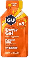 Vista 28 de GU Energy Nutrición Deportiva Original, Gel Energizante de Sabor Tri-Berry, Caja de 24
