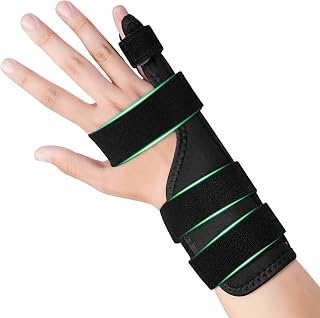Pinky Finger Splint Support Brace, Metacarpal Hand Support for Little Finger, Trigger Finger, Tendonitis (Medium)