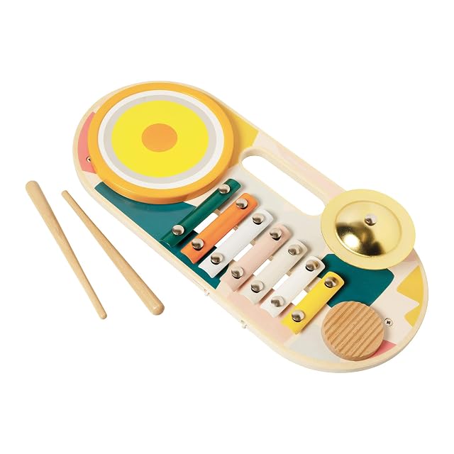 Foto 3 de 6 de Manhattan Toy Beats To Go - Instrumento Musical de Madera para niños pequeños y preescolares, xilófono…
