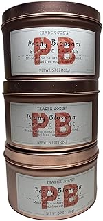 Trader Joes Peony Blossom Scented Candle (Pack of 3)