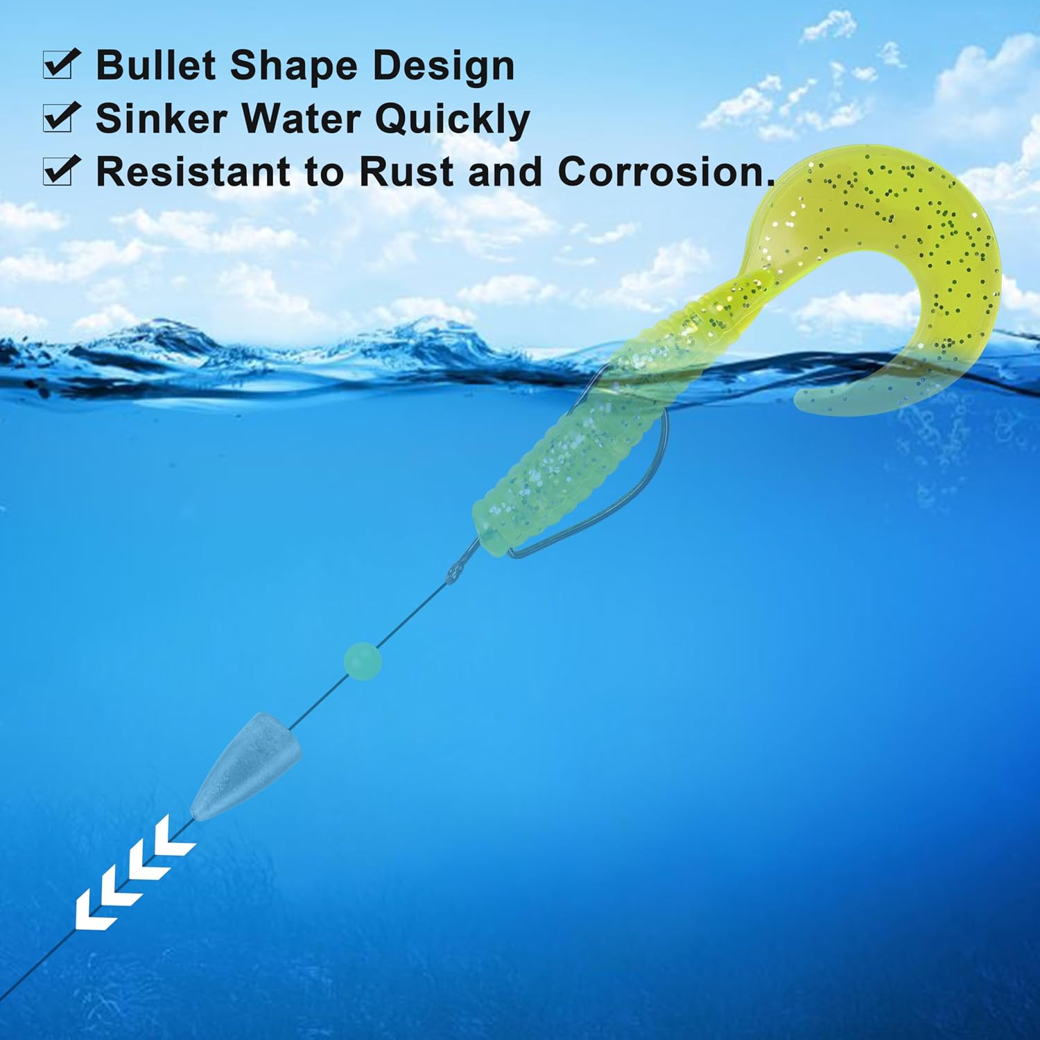 SILANON Bullet Sinker Assortment, 29 or 83-Piece Kit, photo 6 of 7