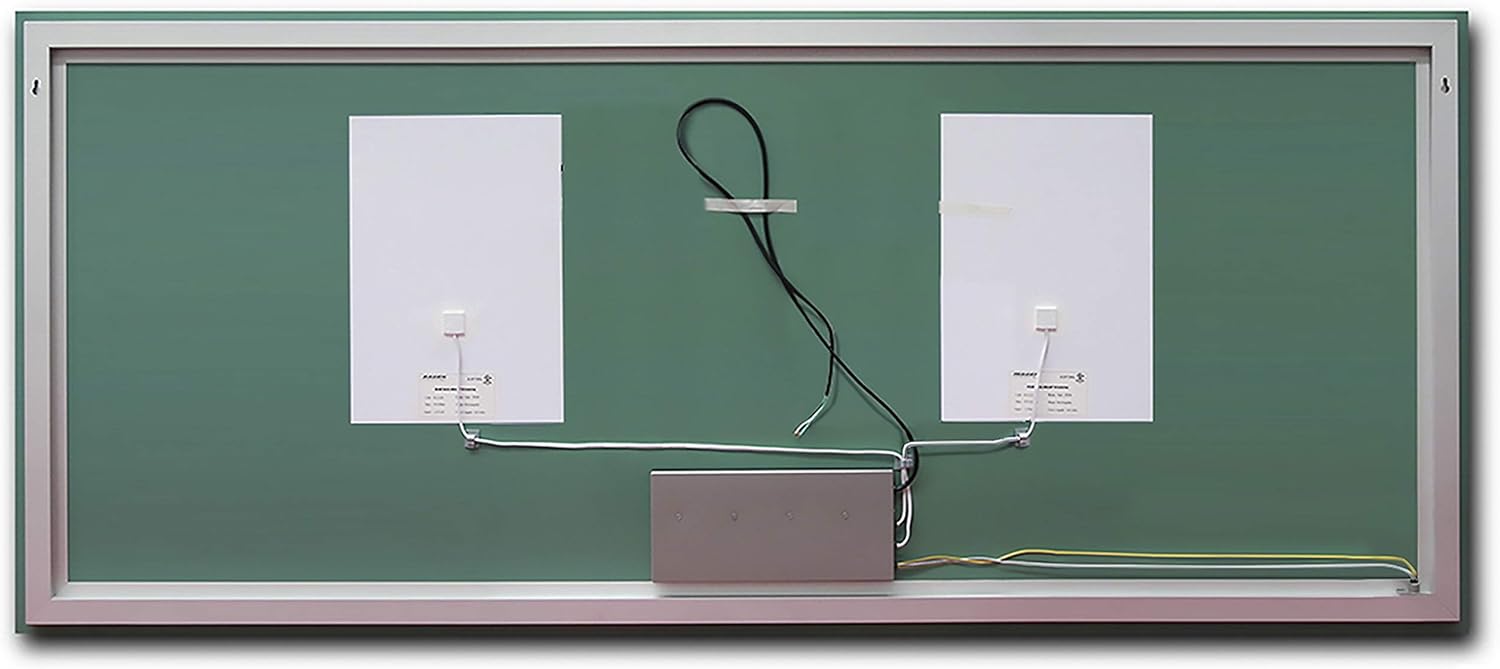 Nеw Dеаl B&C Danube Super Slim Bathroom Mirror Vertical | LED Backlit | Polished Edge &Frameless | Defogger & Dimmer|Touch Switch|Copper Free Silver Backed |MD04 (Danube II 72x30) Flаѕh Dеаlѕ - 60% оƒƒ B&C Danube Super Slim Bathroom Mirror Vertical | LED Backlit | Polished Edge &Frameless | Defogger & Dimmer|Touch Switch|Copper Free Silver Backed |MD04 (Danube II 72x30)