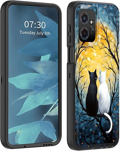 Funda para Moto G Power 5G 2023, híbrida de doble capa (compatible con montaje magnético) a prueba de golpes, protección contra caídas para Motorola