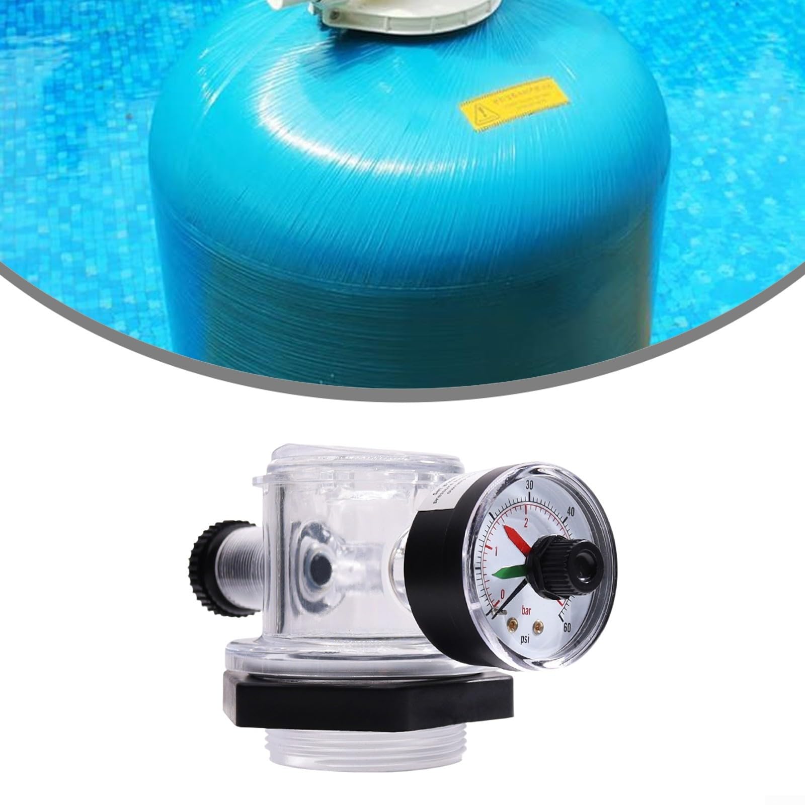 Conjunto de válvula de alivio de aire manual para Pentair II TR100C TR140C Filtro de arena de piscina Spa Pieza de repuesto de plástico Negro Liberación de presión Compatible Sistema de
