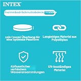 Intex Easy Set Swimming Pool Cover 10ft / 305cm, Blue Round Vinyl Cover for Easy Set Pools, Rope Ties, Drain Holes and Debris Protection, 28021 - 3