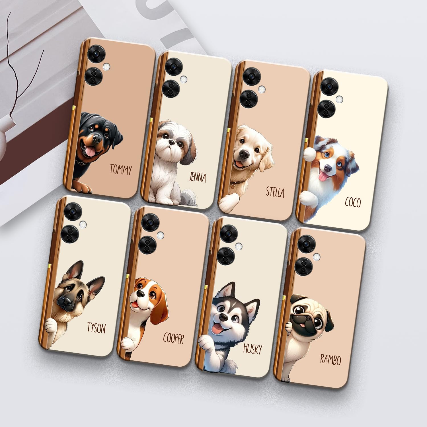 COLORflow Back Cover case Compatible with ONEPLUS NORD CE 3 LITE 5G | Dog Peeking Color Customized Back Cover Compatible with ONEPLUS NORD CE 3 LITE 5G (B0DFLS3WMG) Amazon Price History, Amazon Price Tracker