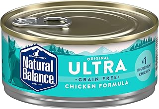 Natural Balance Original Ultra Grain Free Chicken Cat Food Wet Canned Food for Cats 5.5-oz. Can (Pack of 24)