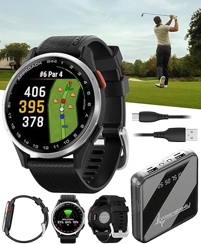 Vista 13 de Wearable4U - Garmin Approach S70: Smartwatch de golf de cerámica de 42 mm Pantalla AMOLED de 1.2" con hasta 10 días de duración de batería, reloj