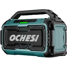 OCHESI Cordless Bluetooth Speaker for Makita 18V Batteries, 80W Portable Jobsite Stereo Speaker with Dual Speakers and USB Port, Suitable for Camping, Home, Jobsite and PartiesNo Battery/Charger