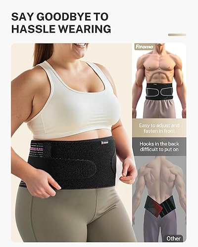 Miniatura 3 de Cinturón de hernia umbilical con correa presurizada para hombres y mujeres, almohadilla de soporte de hernia en forma de cúpula 3D, ajustable con