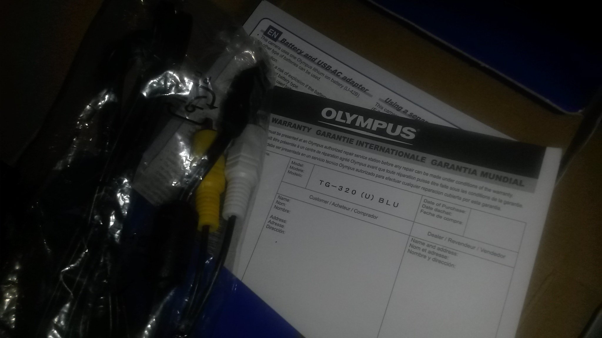 OM SYSTEM OLYMPUS TG-320 14 MP Tough Series Camera with 3.6x Optical Zoom (Blue) (Old Model)