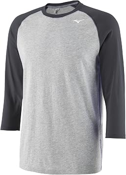 Mizuno Mens Mizuno 3/4 Practice Tee