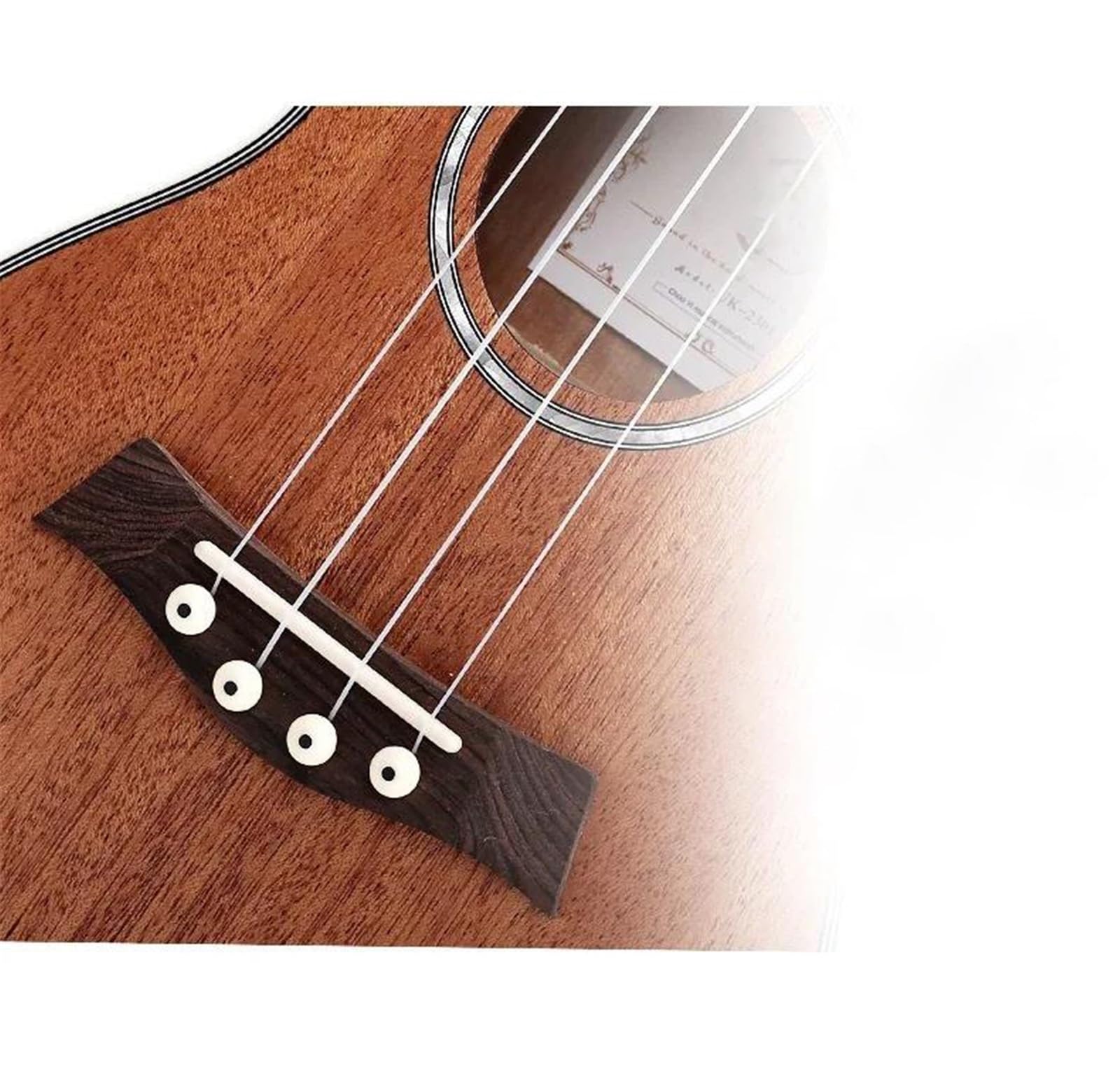 23-Zoll-Akustik-Ukulele, Griffbrett Aus Palisander, Instrumente, Gitarre, Musikinstrumente, Mini-Gitarre Für Anfänger Ukulele Set(B)