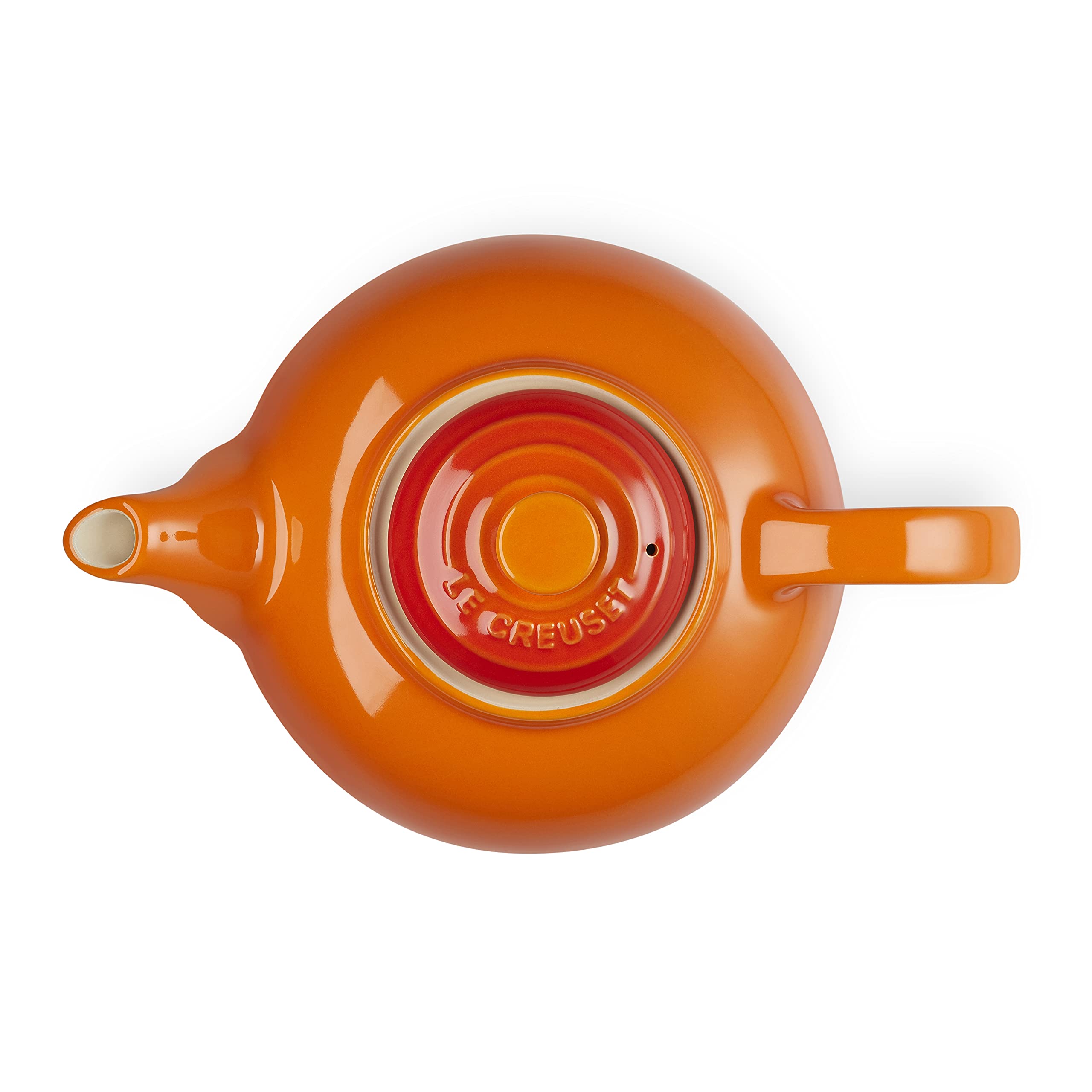Le Creuset Tetera Classic de cerámica de gres, 1, 3 litros, para 3-4 tazas, Volcanico, 70702130900000