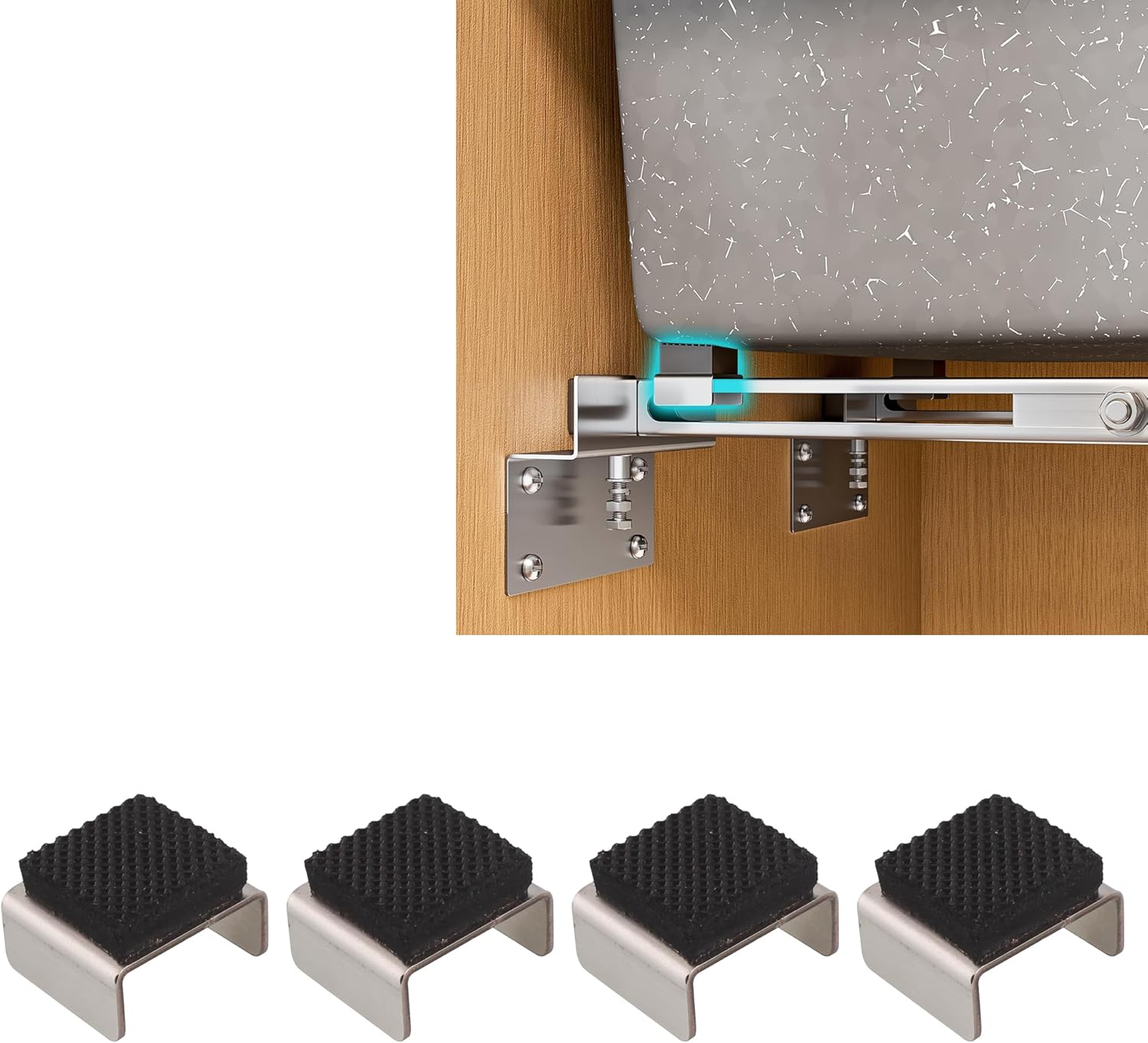 UG4 Anti-bulging Kits for TYESTAND CPT-4 Undermount Sink Supports Sink Installation Parts Accessories