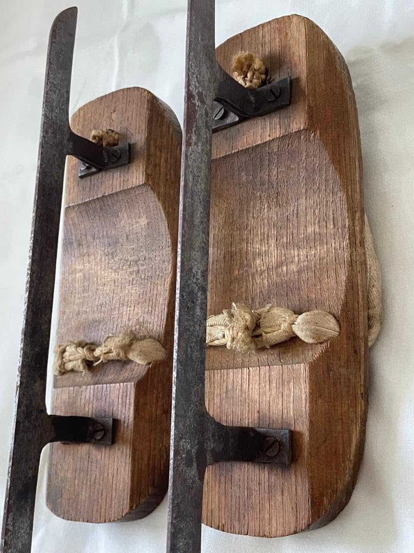 Amazon.co.jp: 昭和レトロ 下駄 スケート アンティーク ヴィンテージ