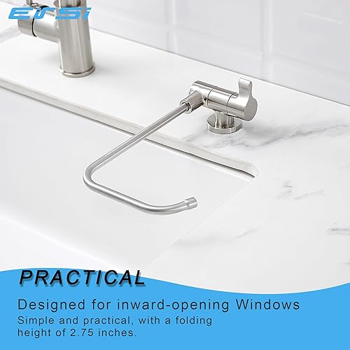 Miniatura 3 de Grifo de filtro de agua, grifo de agua potable de ósmosis inversa, grifo giratorio plegable para ventana de apertura interior, barra de cocina,