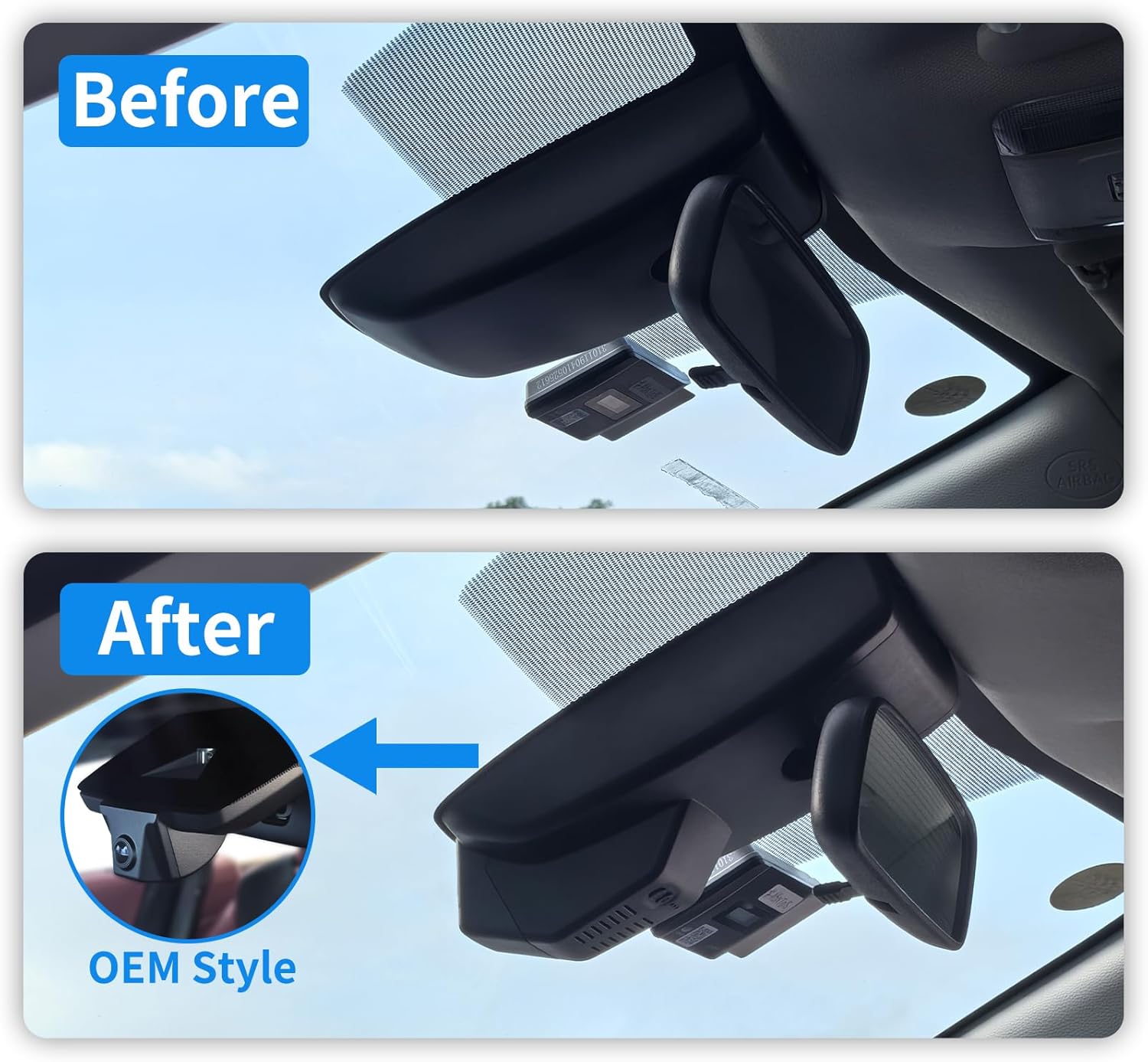 4K Dash Cam for 2023 2024 2025 2026 Lexus RX350 RX350h RX450h RX500h Hybrid Premium Luxury F Sport (Gen5/AL30),Integrated OEM-Look,UHD 2160P Video,WiFi&APP,Loop Recording,G-Sensor,64GB Card