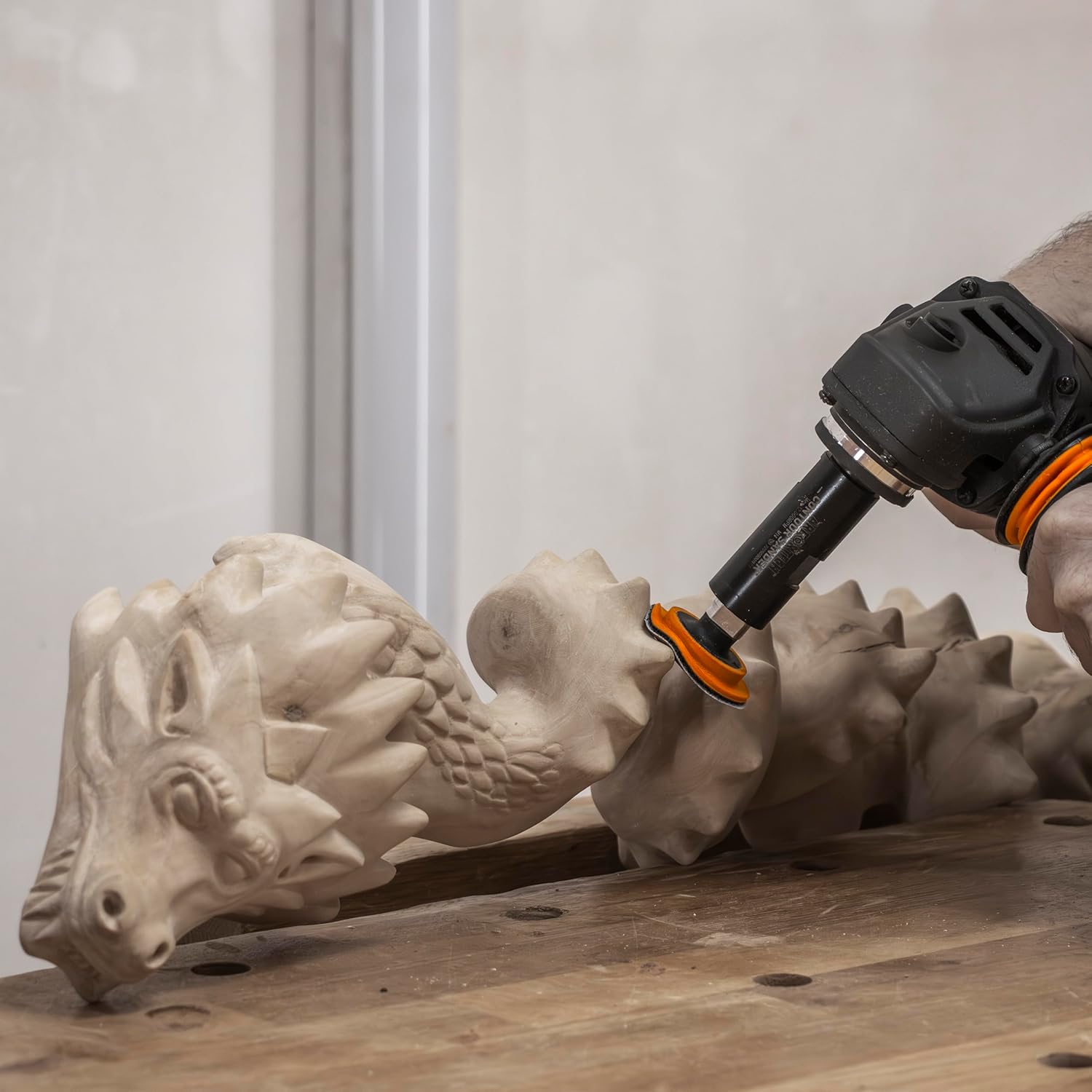 ARBORTECH Contour Sander | Ø 50 mm Mini Random Orbit Sander Attachment for Angle Grinder | SAN.FG.210.20