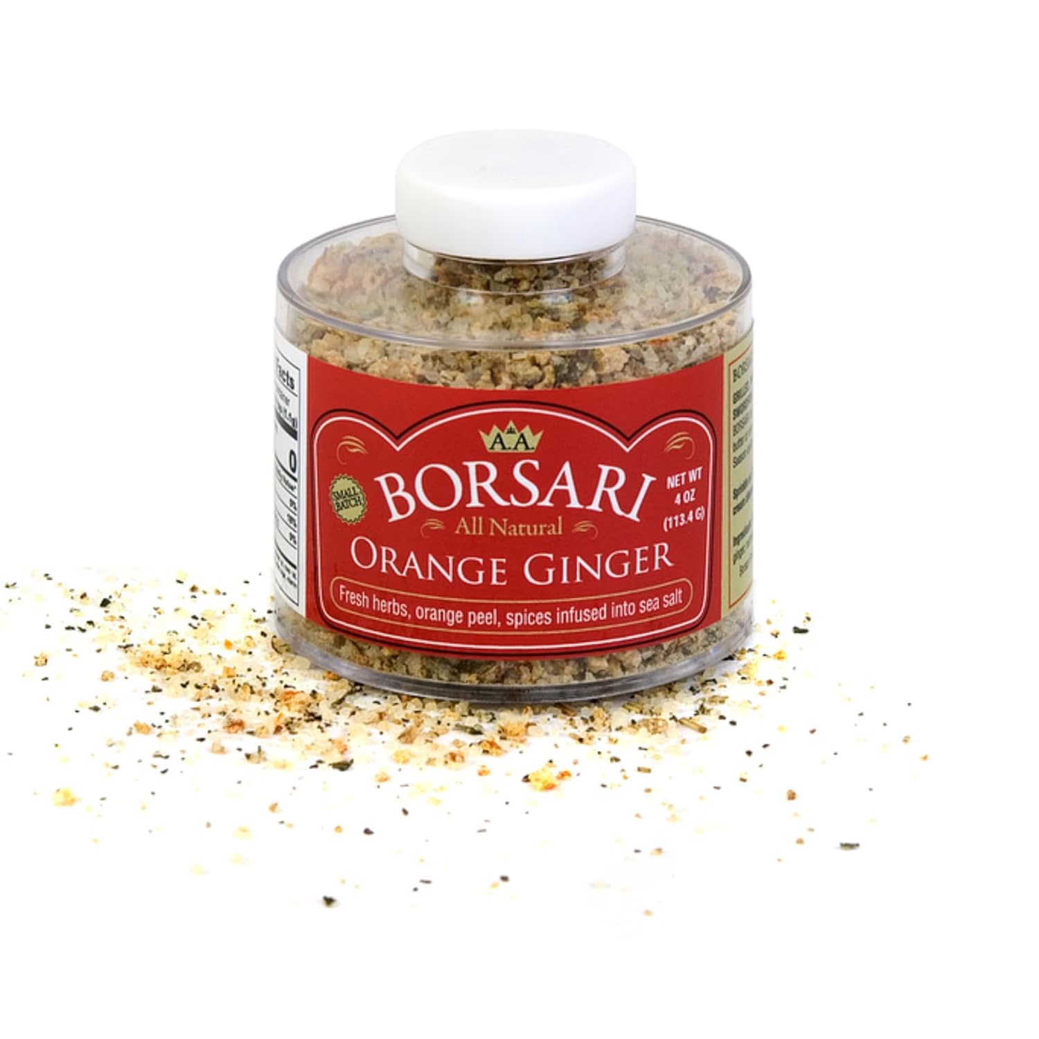 Borsari Orange Ginger Seasoned Salt - Gourmet Salt For Cooking With Orange Ginger and Herbs - All Natural Multi-Purpose Seasoning - 21oz