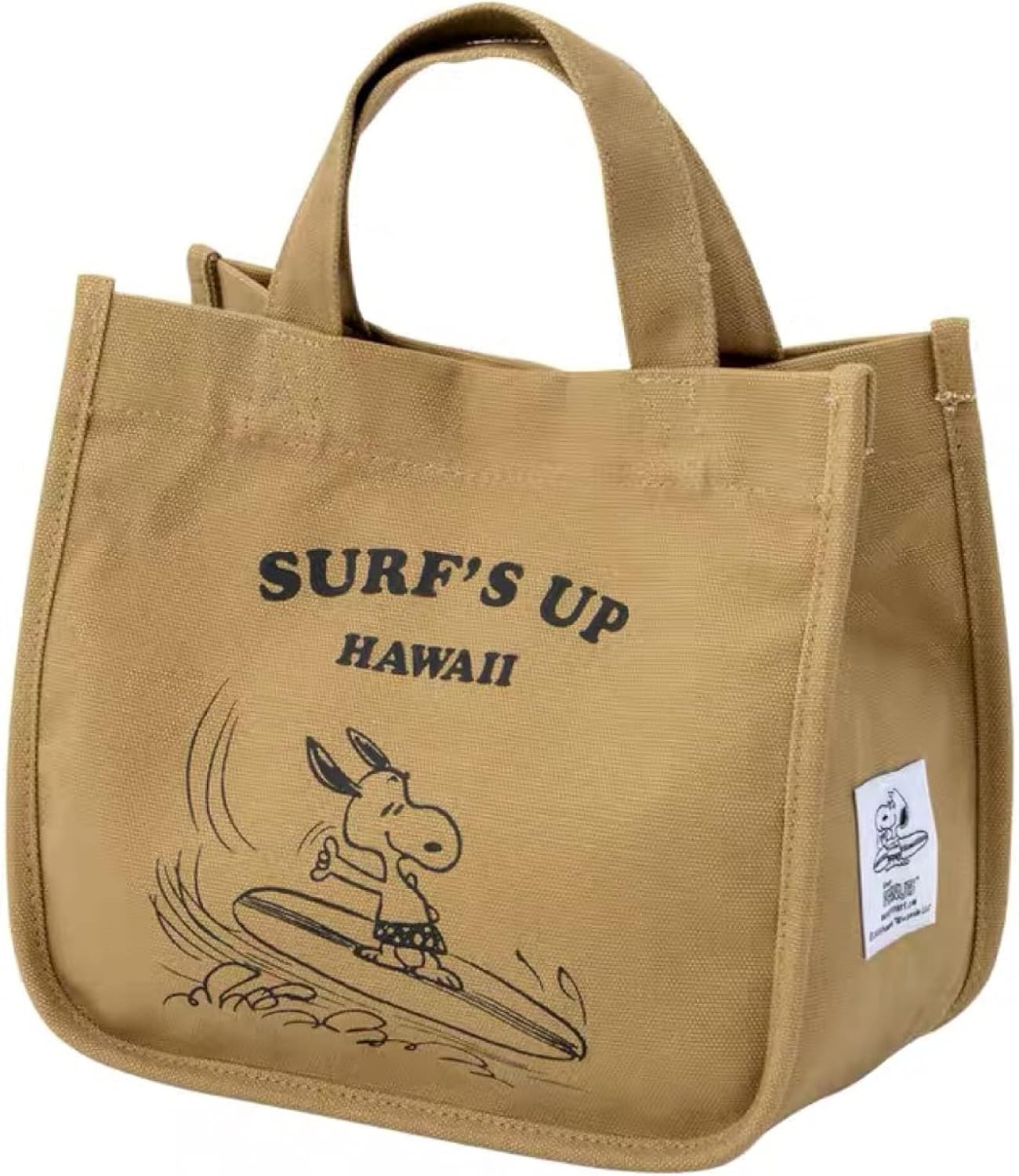 スヌーピー トートバッグ 弁当バッグ レディース 小さめ 帆布 夏 旅行 冬 国産品 小型 ミニバッグ 小物入れ おしゃれ 通勤通学