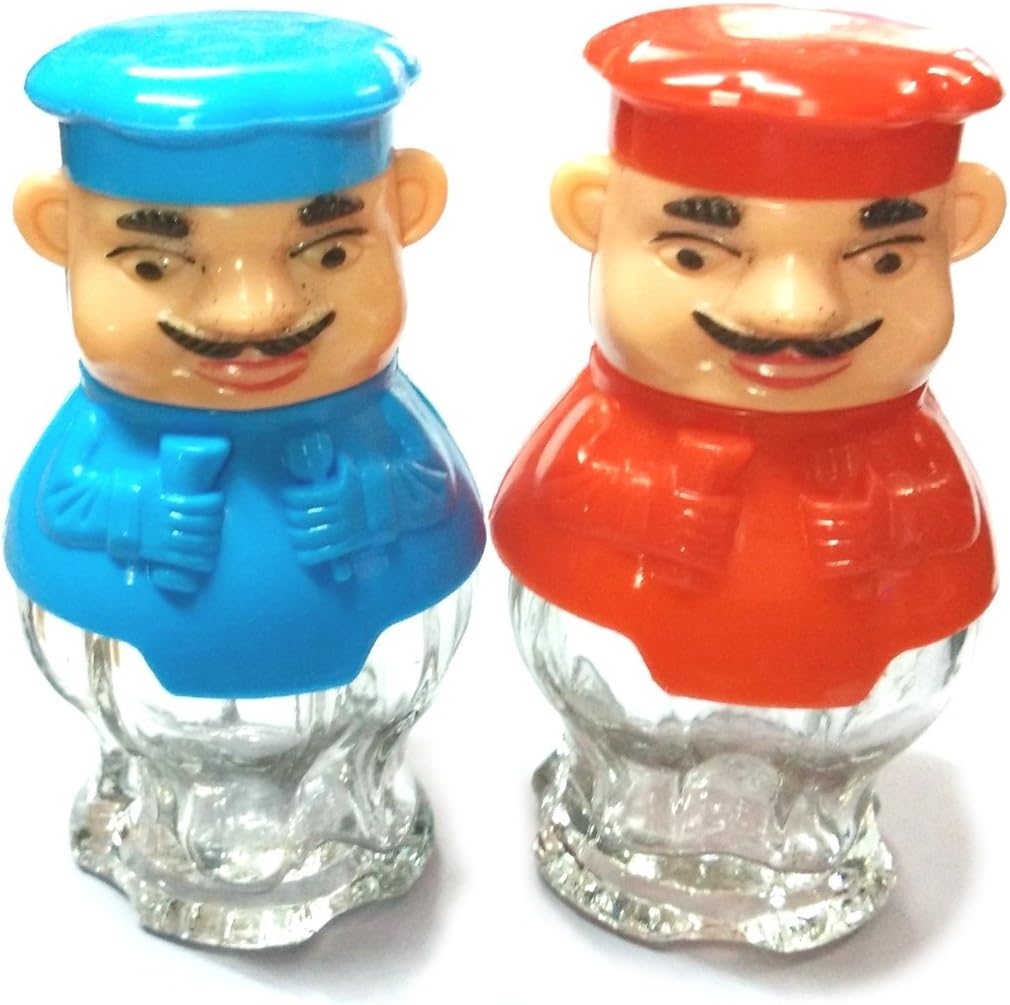 ADITYA INFO™ Cook Shape - Designer Exclusive 2 pcs Salt & Pepper Dispenser