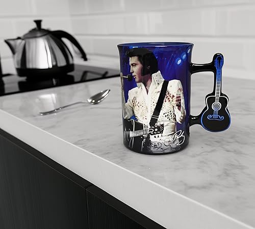 Miniatura 10 de Elvis Presley - Taza en relieve con motocicleta