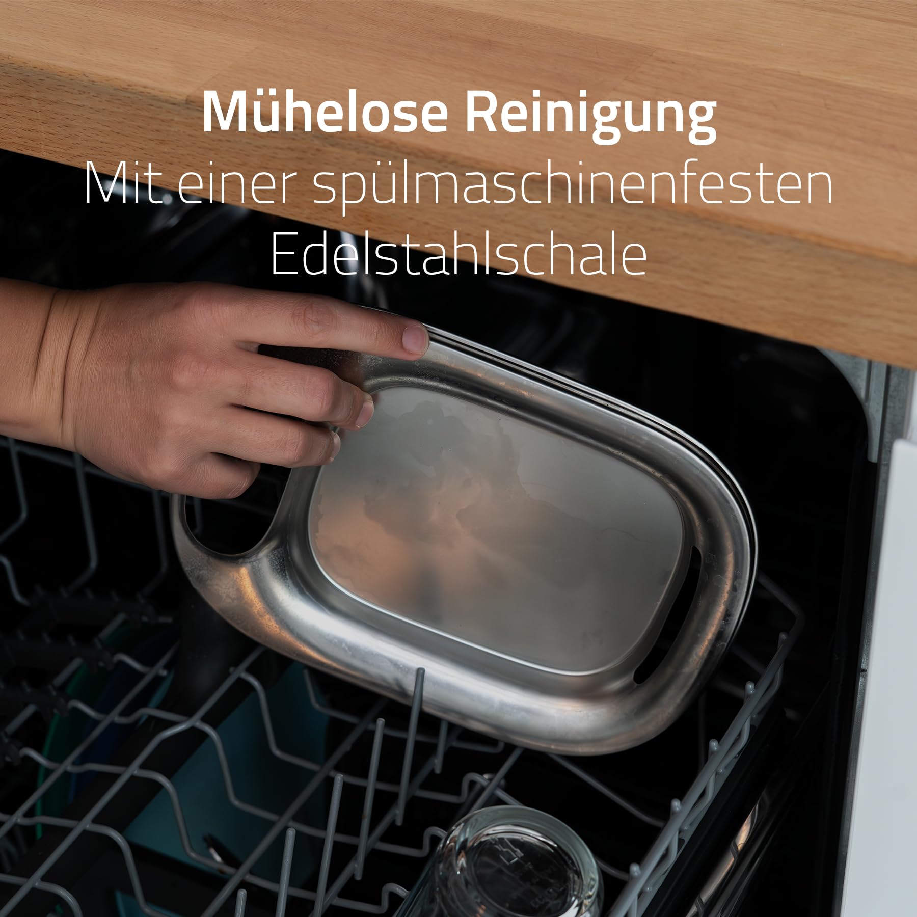 Hombli Smarter Trinkbrunnen für Haustiere, 3,5 l Volumen, leise, Edelstahl-Napf, Filter- und Wasserstandüberwachung, kompatibel mit Alexa & Google