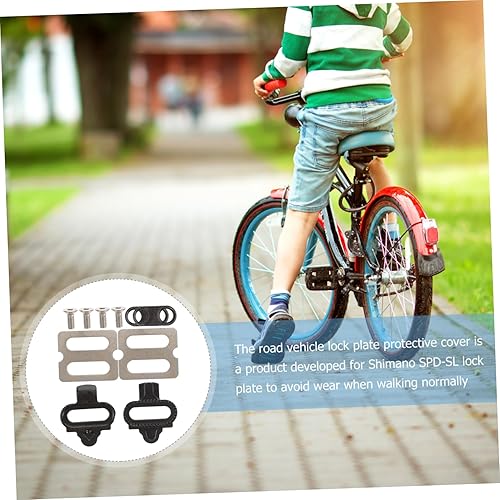 Miniatura 2 de BESPORTBLE 1 juego de monturas fáciles de montar regalos para la familia de bloqueo de bicicleta de montaña tacos de pedal autobloqueante pedales