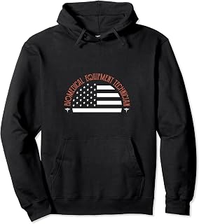 Biomedical Equipment Technician American Flag Star Patriotic Pullover Hoodie