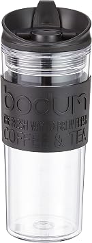 Bodum Travel Mug Insulated Plastic with Flip Lid 0.45 Litres