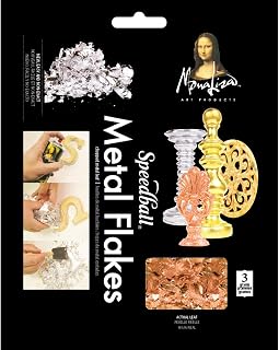 Speedball 10011 Mona Lisa Copper Flakes - Composition Metal Leafing Flakes - 3 Gram Pack