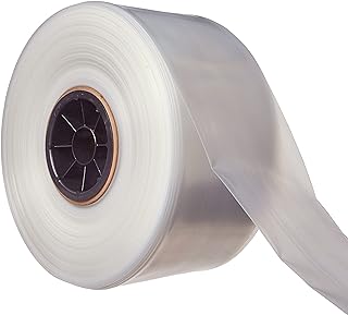 Hudson Exchange 4" x 350', 6 Mil, Poly Tubing Roll, Food Grade LDPE Resin, Custom Length Packaging