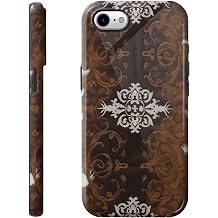 Case for iPhone SE 2022/2020, for iPhone 8 / iPhone 7 case,Dual Layer Hybrid Hard PC & Soft Silicone Defense Anti-Drop Anti-Scratch Protective Case for iPhone 8/7,Brown Leopard