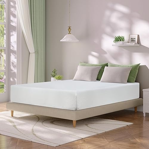 Miniatura 19 de Colchón de espuma viscoelástica con certificado CertiPUR-US, firmeza media, 8 pulgadas, alivio de presión y sueño más fresco