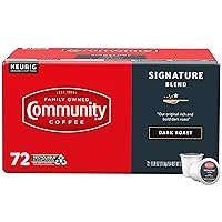 Vista 34 de Community Coffee Coffee & Chicory - 12 cápsulas de café, tostado medio oscuro, compatible con cafeteras Keurig 2.0 K-Cup, 12 unidades (paquete de 1)