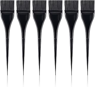 6 Pcs Hair Dye Brushes, Professional Color Brushes for HairStylist, Reusable Color Tint Applicator, Hair Coloring Dying Brush for Women Men Salon Use, Home DIY Dyeing