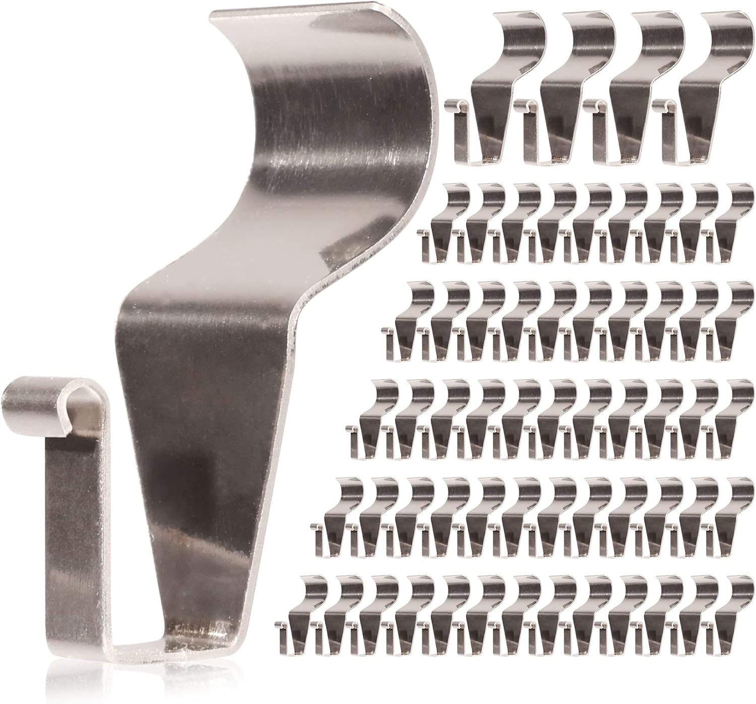 Buy 60 Pack Vinyl Siding Hooks No Drilling Damage Free Hangers For Vinyl Siding Heavy Duty Stainless Steel Vinyl Siding Hooks Clips For Exterior Decor Wreaths Tools Lights Hanging Low Profile Online In Indonesia