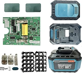 Home and Professional Repair 18V Highly Power Tool Set Equipped with Double Side LED Lighting for Precisions Tasks ABS PCB