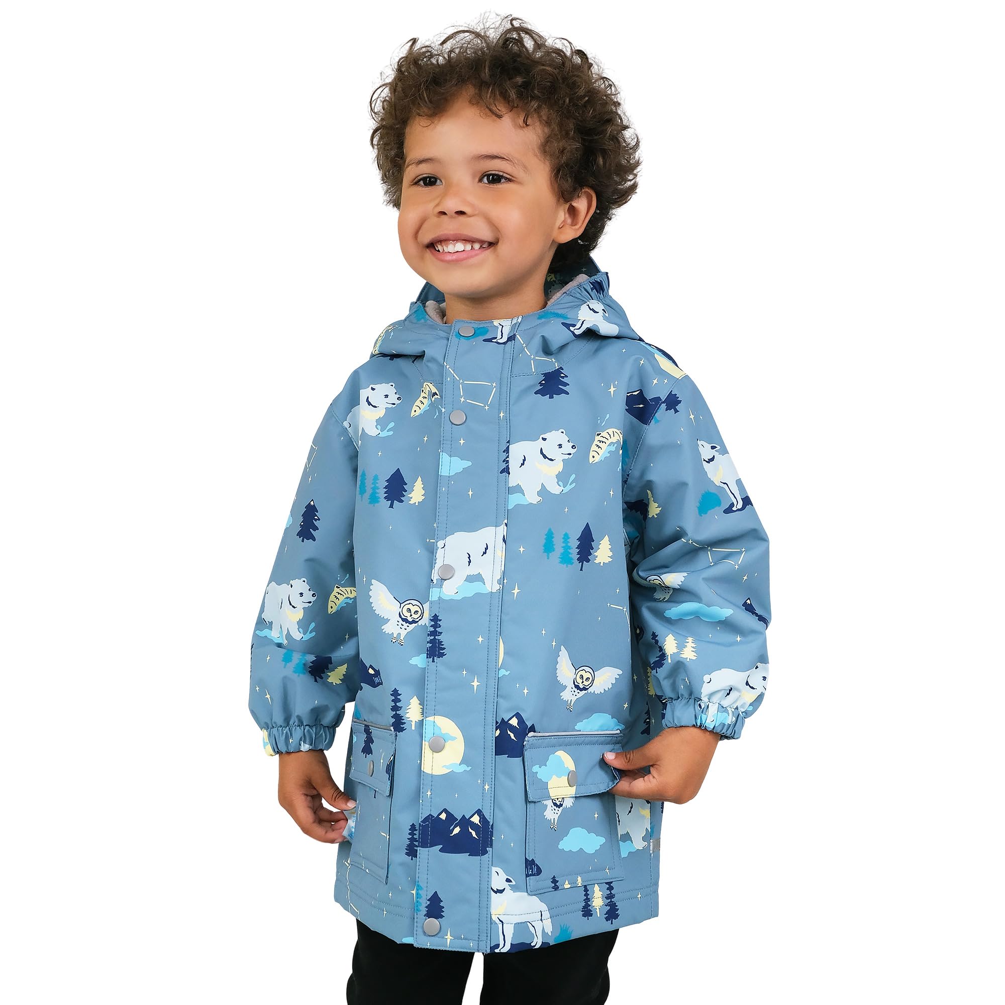 JAN &amp; JUL Waterproof Cozy-Dry Rain Jacket for Kids