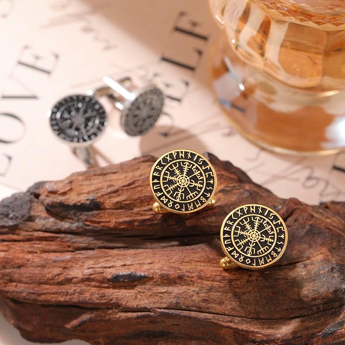 Mancornas Vikingas Vegvisir Acero Inoxidable Hombre miniatura 8
