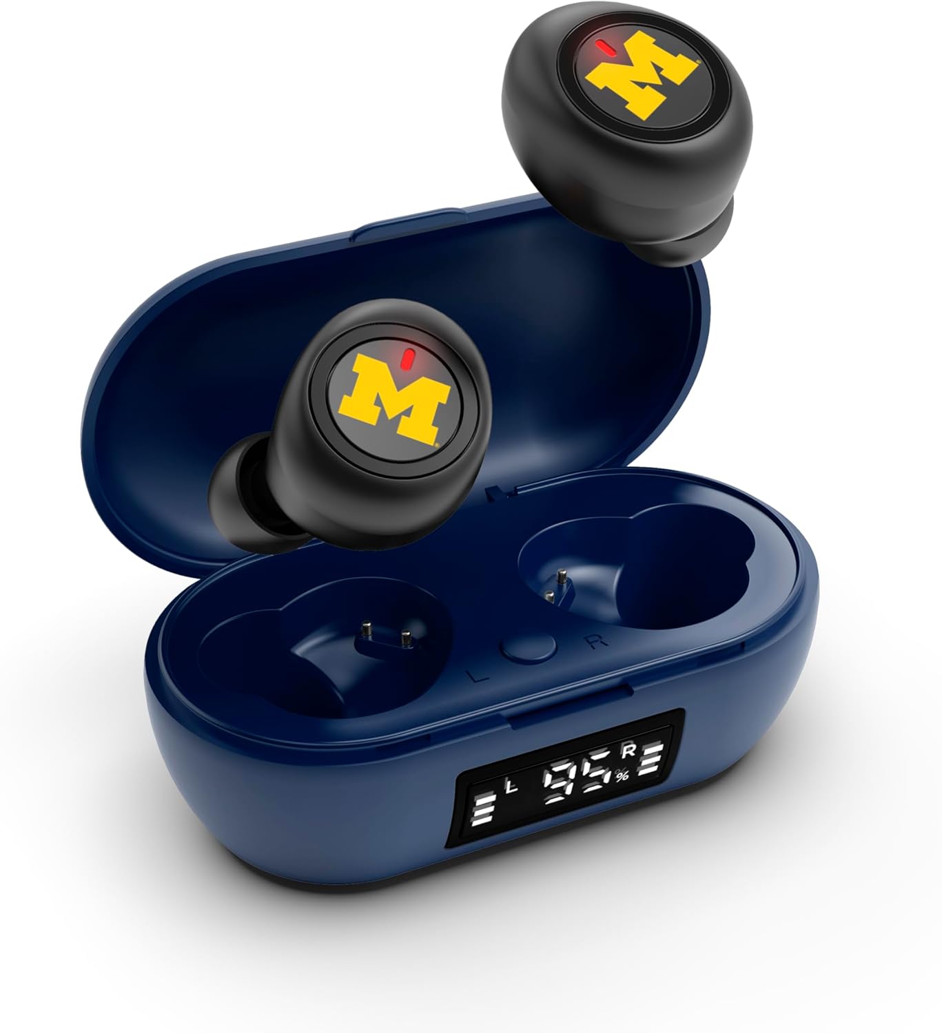 SOAR Collegiate True Wireless Earbuds v.7, Michigan Wolverines