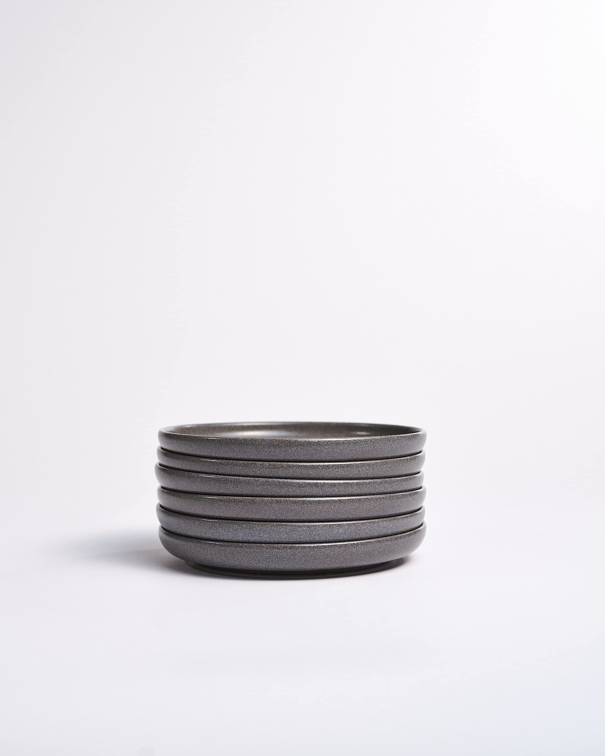 Norling Studio Handcrafted Handmade Stoneware Stone Semi Matt Small Plates 17 Cm-Set of 1 | Ceramic Small Plates for Salad 3