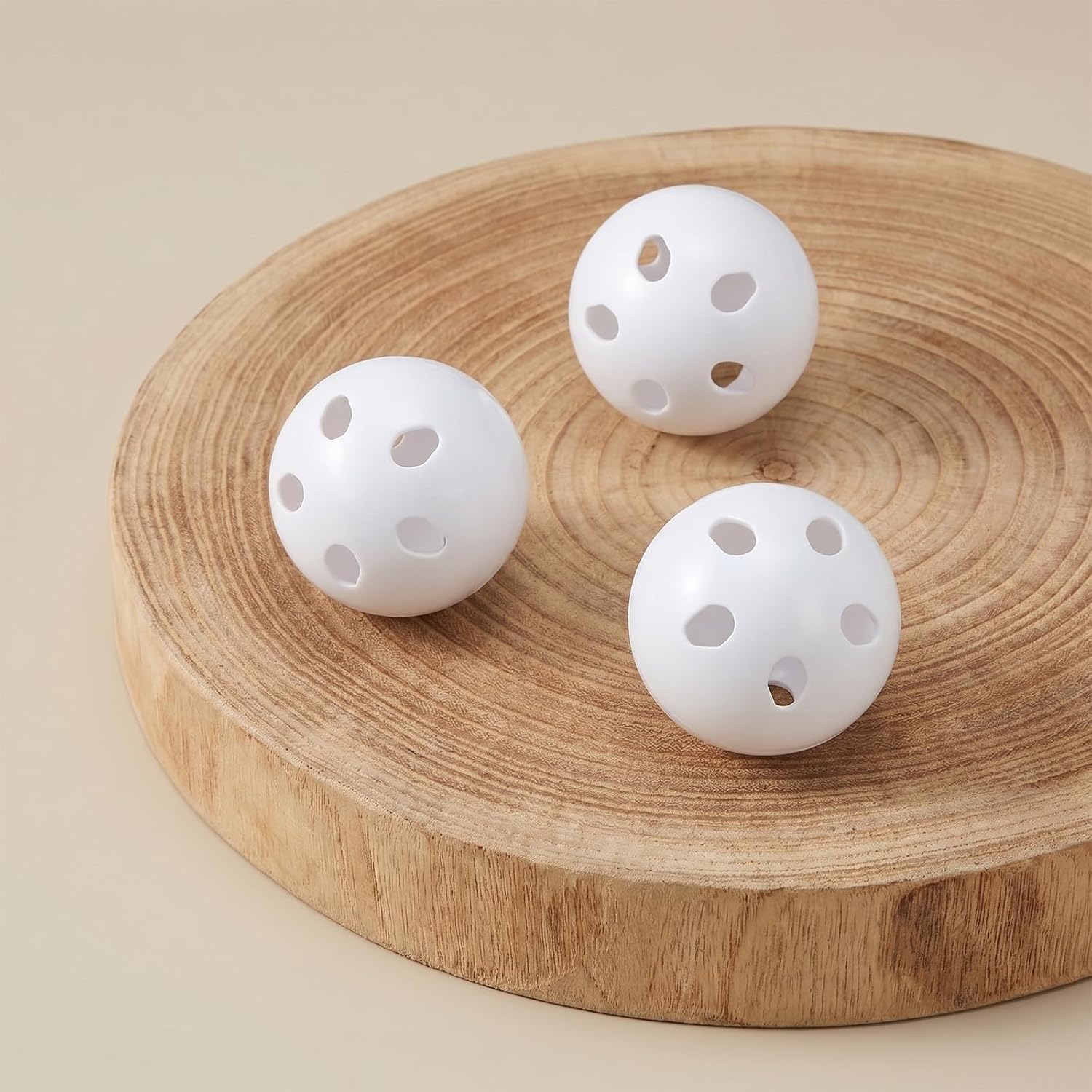 10 Pcs Rattle Ball Inserts, 24mm White Noise Maker Insert Rattle Rattles Box Repair Stuffed Balls for Animal Puppy Pet Plush Crafts