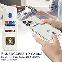 Vista 255 de Havaya Funda para iPhone 13 Pro Max y iPhone 12 Pro Max, cartera compatible con magsaf 2 en 1, desmontable magnética con tarjetero y ranura trasera